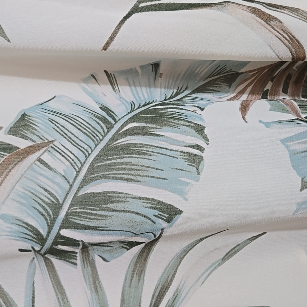 Karl Lagerdeld Palm Leaf Pattern Blouse Size Large - Picture 4 of 8